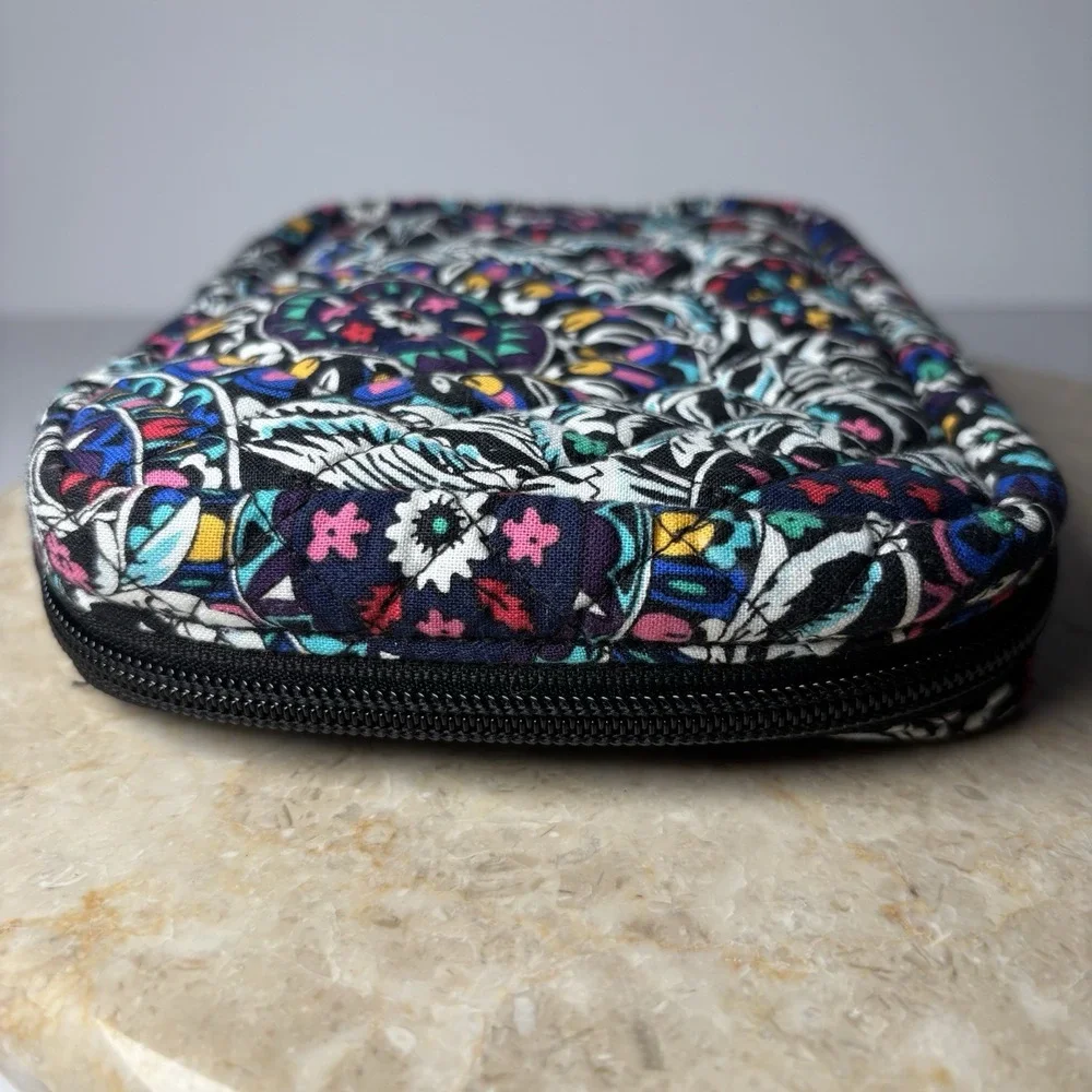 Vera Bradley Zip Around Jewelry Folio Stained Glass Medallion EUC VB‎ - Picture 2 of 10
